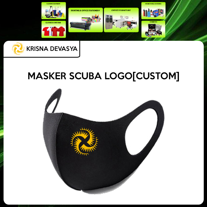 Jual Kebutuhan Sekolah  Masker  Scuba  Logo Custom dari 