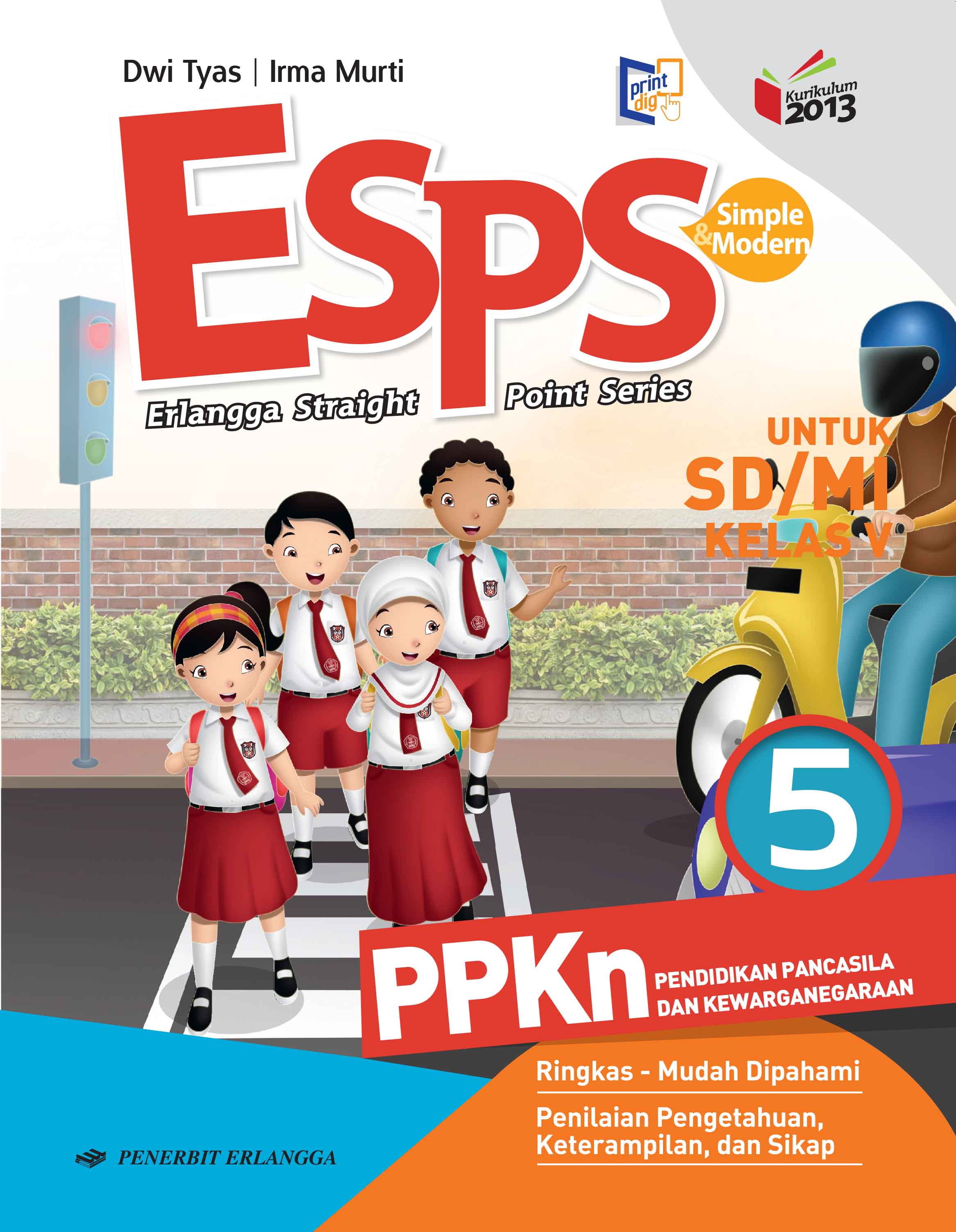 Jual Kebutuhan Sekolah Lainnya Esps Ppkn Kls V K13n Dari Penerbit Penerbit Erlangga Mahameru Original Murah Siplah Eureka Bookhousess