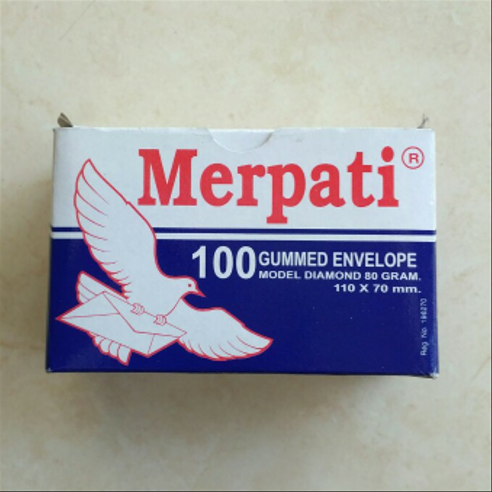 Jual Kebutuhan Sekolah AMPLOP PUTIH KECIL  MERPATI dari 