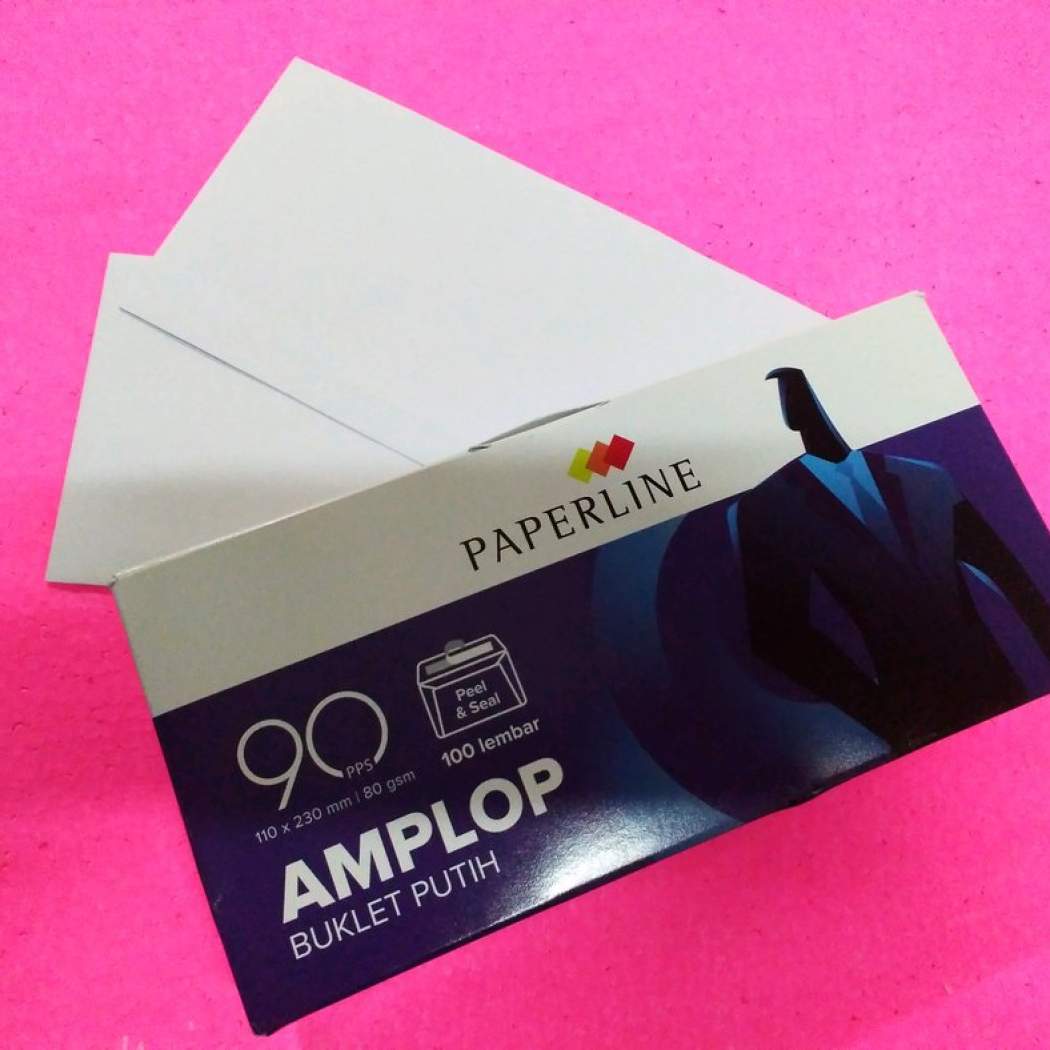 Jual Perlengkapan Sekolah Kantor Amplop Putih Polos
