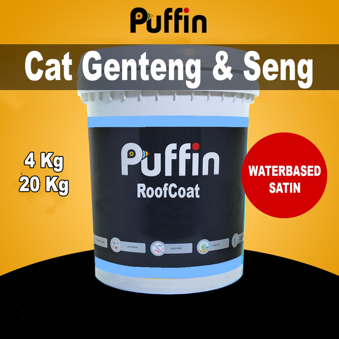 Jual Kebutuhan Sekolah Cat Genteng Waterproof  Puffin 