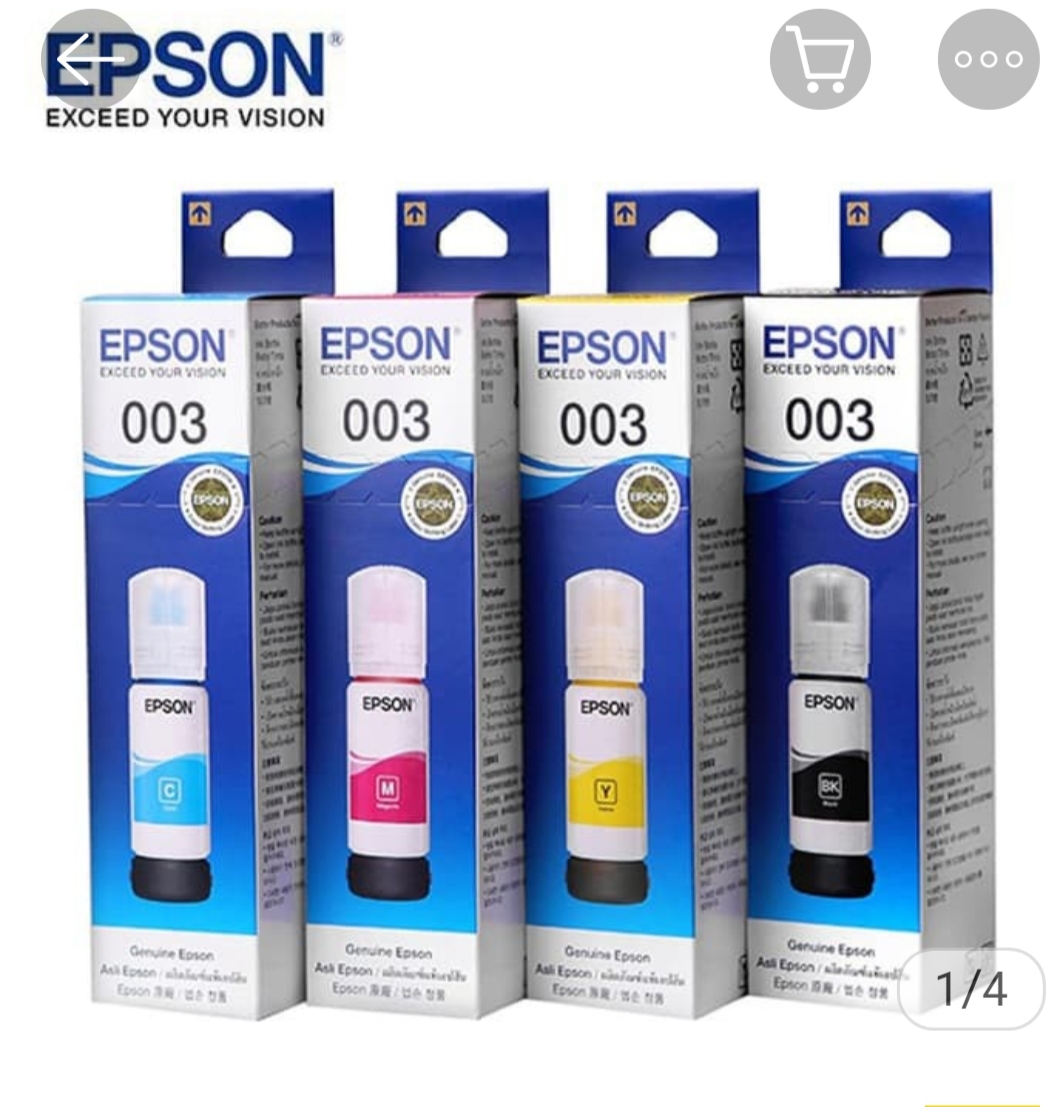 Jual Perlengkapan Komputer Laptop Tinta Epson 003