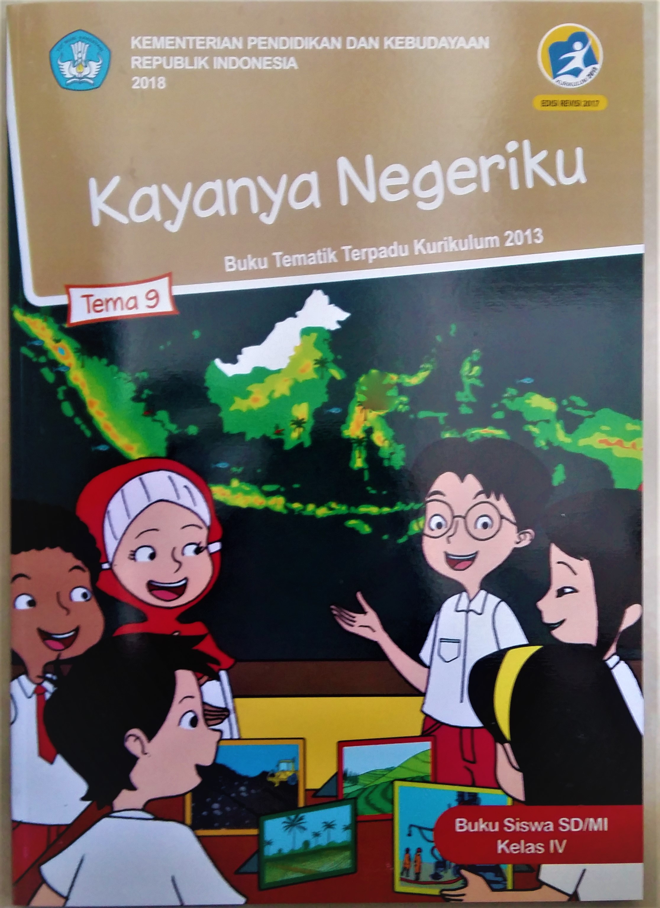 Buku Guru Tema 9 Kelas 4 Kayanya Negeriku Bagikan Kelas