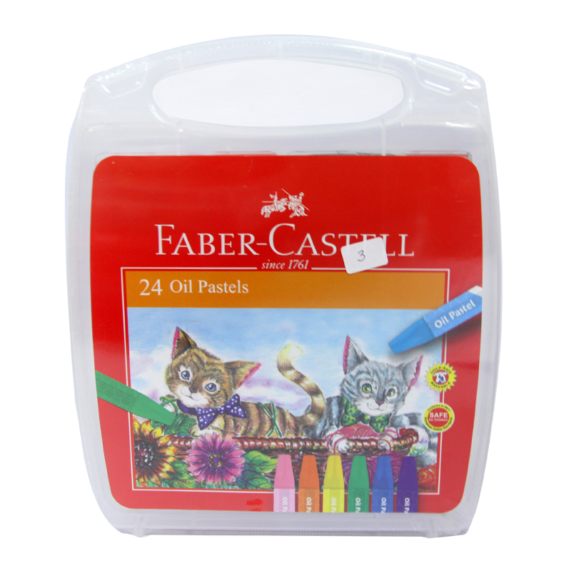 Jual Kebutuhan Sekolah Crayon Faber  Castell  Hexa Cat  24w 