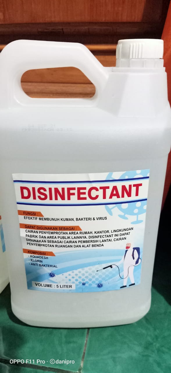 Jual Kebutuhan Sekolah Cairan  Disinfektan  5 Liter dari 