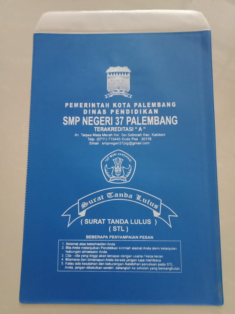 Jual Kebutuhan Sekolah Sampul ijazah sablon dari penerbit 