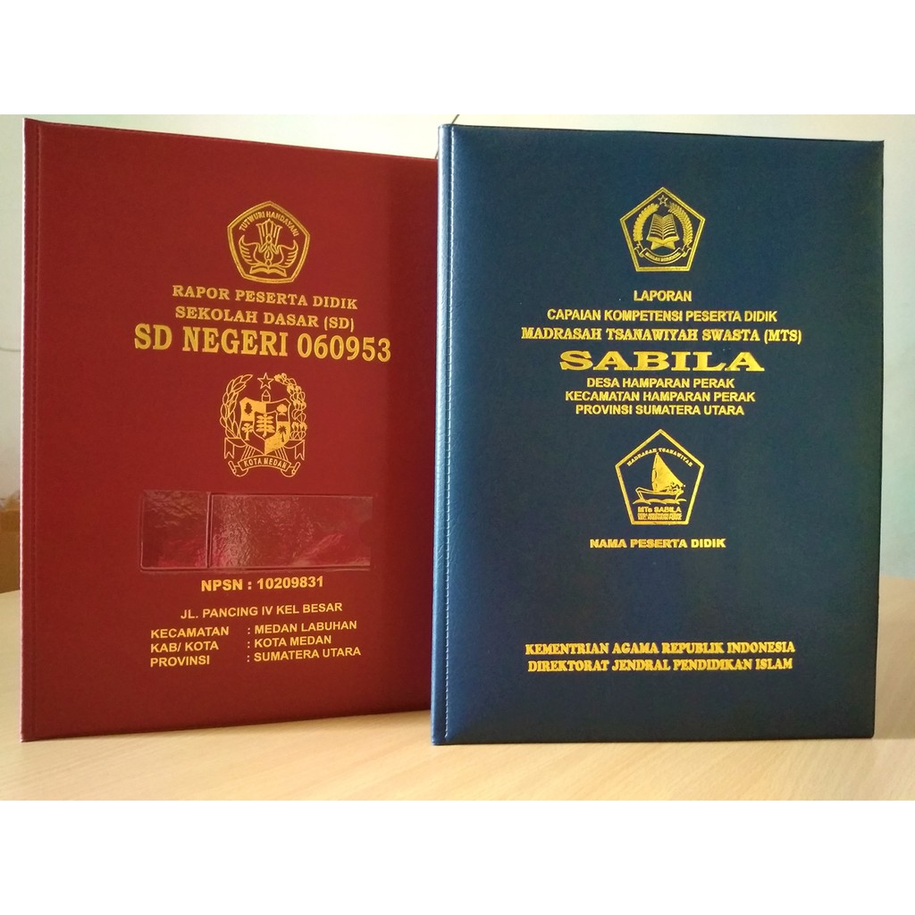 Jual Kebutuhan Sekolah Sampul Raport dari penerbit Bambi