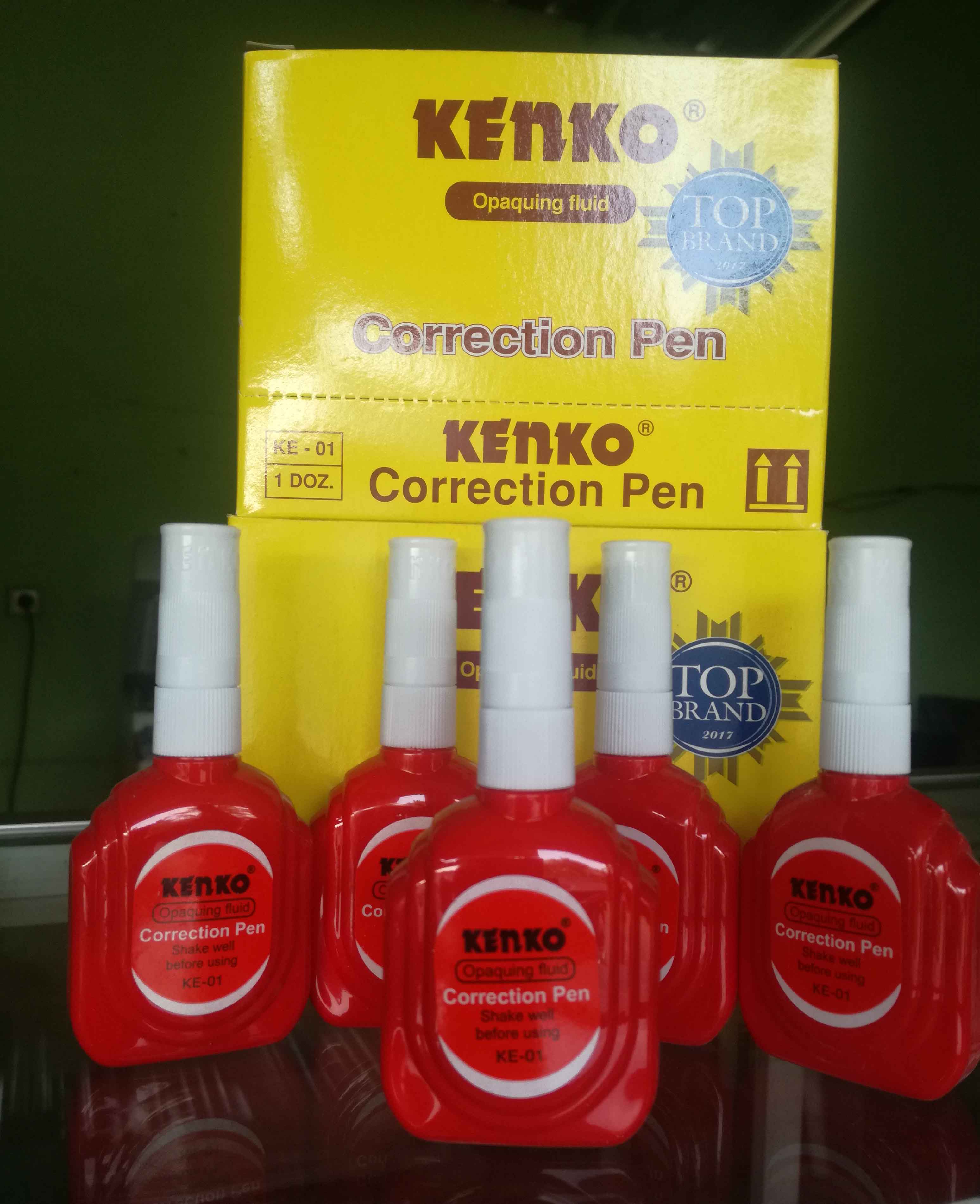 Jual Kebutuhan Sekolah TIPE  X  CAIR CORECTION PEN KENKO 