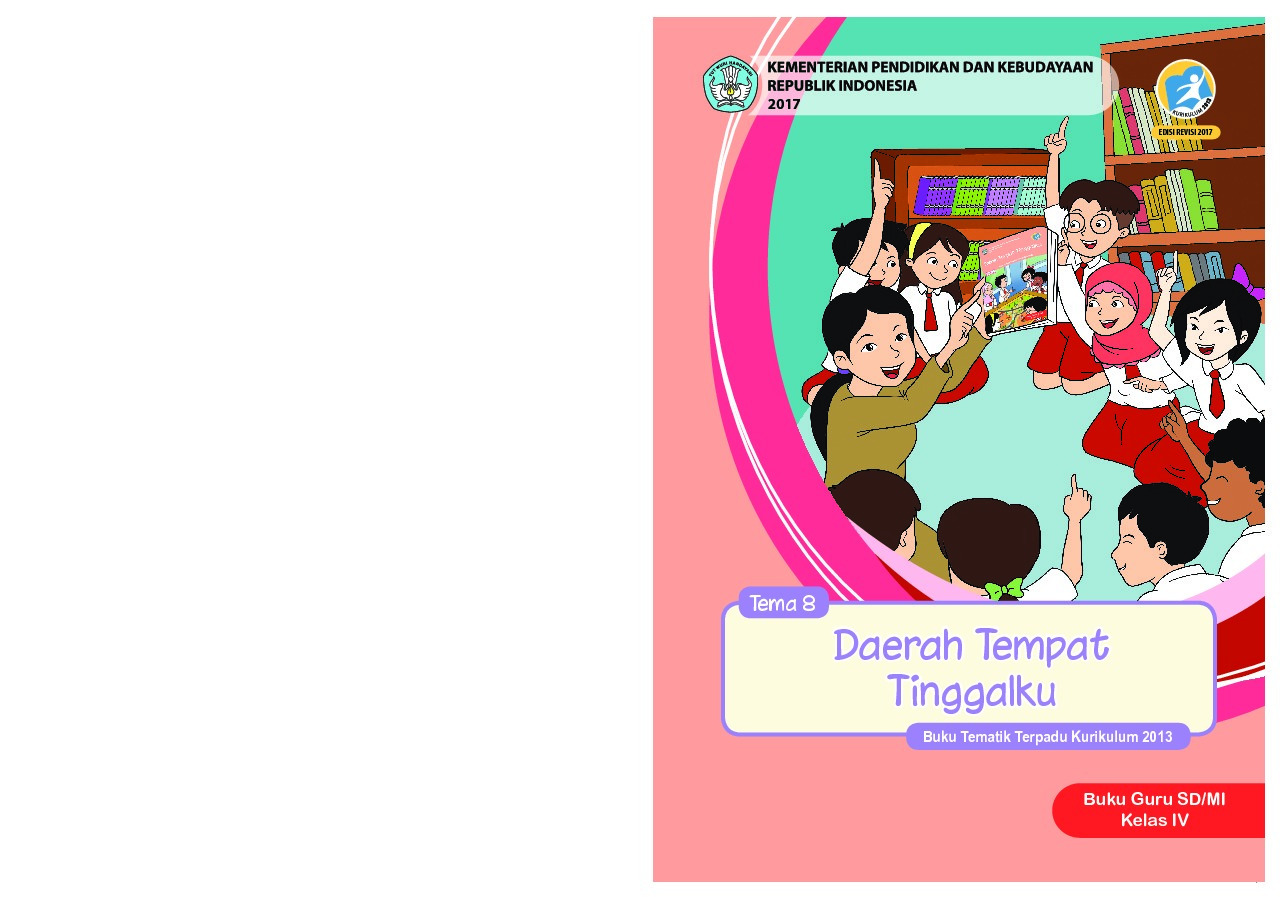 Buku Guru Kelas 4 Tema 8 Daerah Tempat Tinggalku