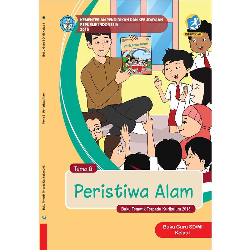 Jual Buku Teks Utama Buku Guru kelas 1 tema  8 Peristiwa 