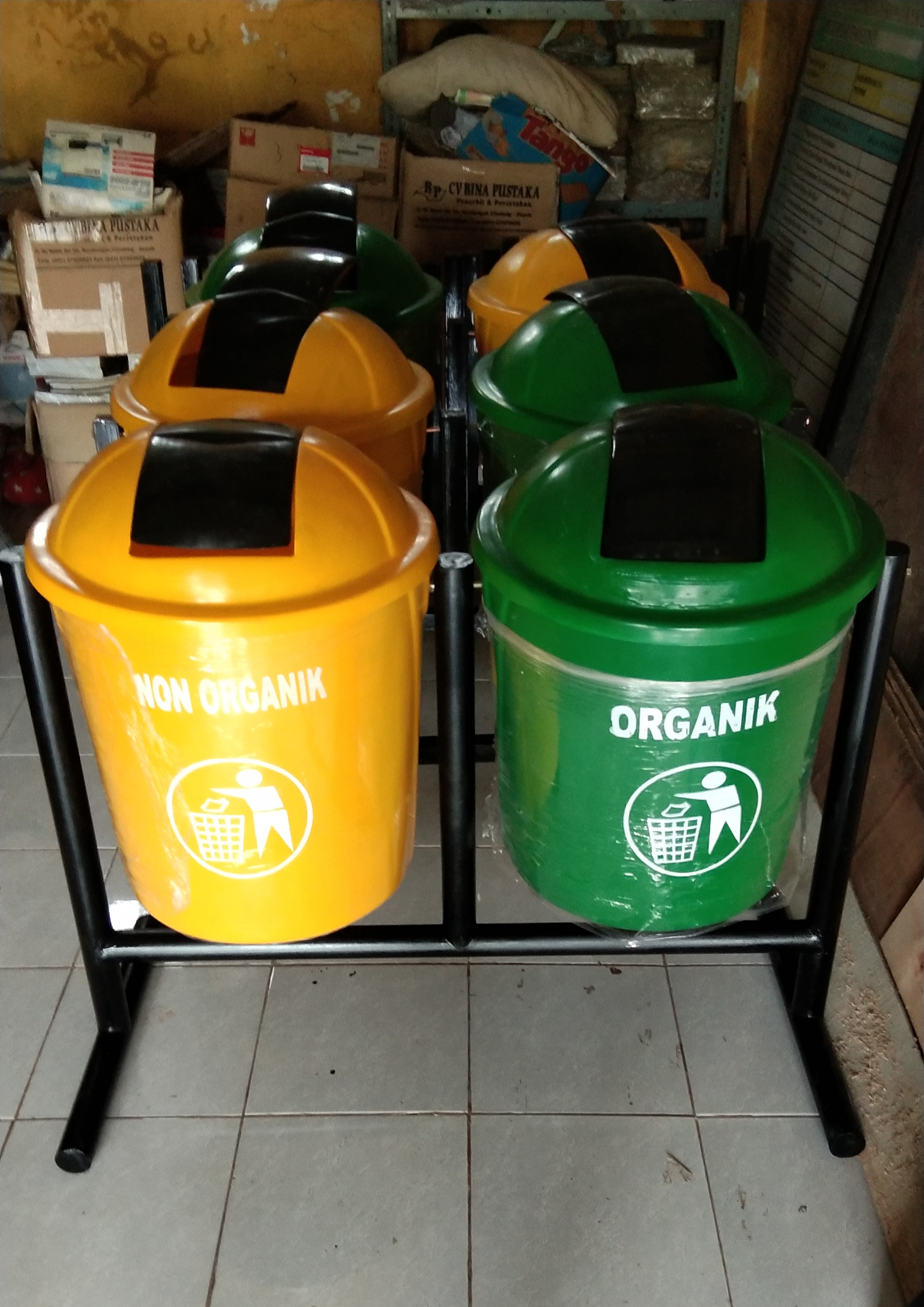  Jual  Kebutuhan Sekolah Tong  sampah  organik non organik 