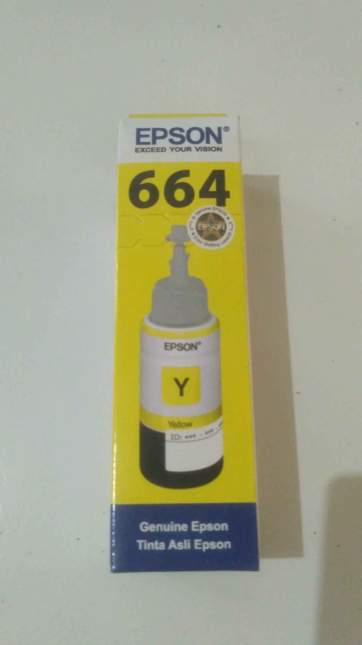 Jual Perlengkapan Komputer Laptop TINTA EPSON 664 YELLOW 