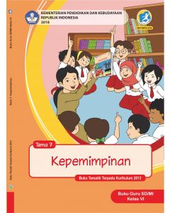 jual buku teks utama kelas 6 tema 7 kepemimpinan buku guru