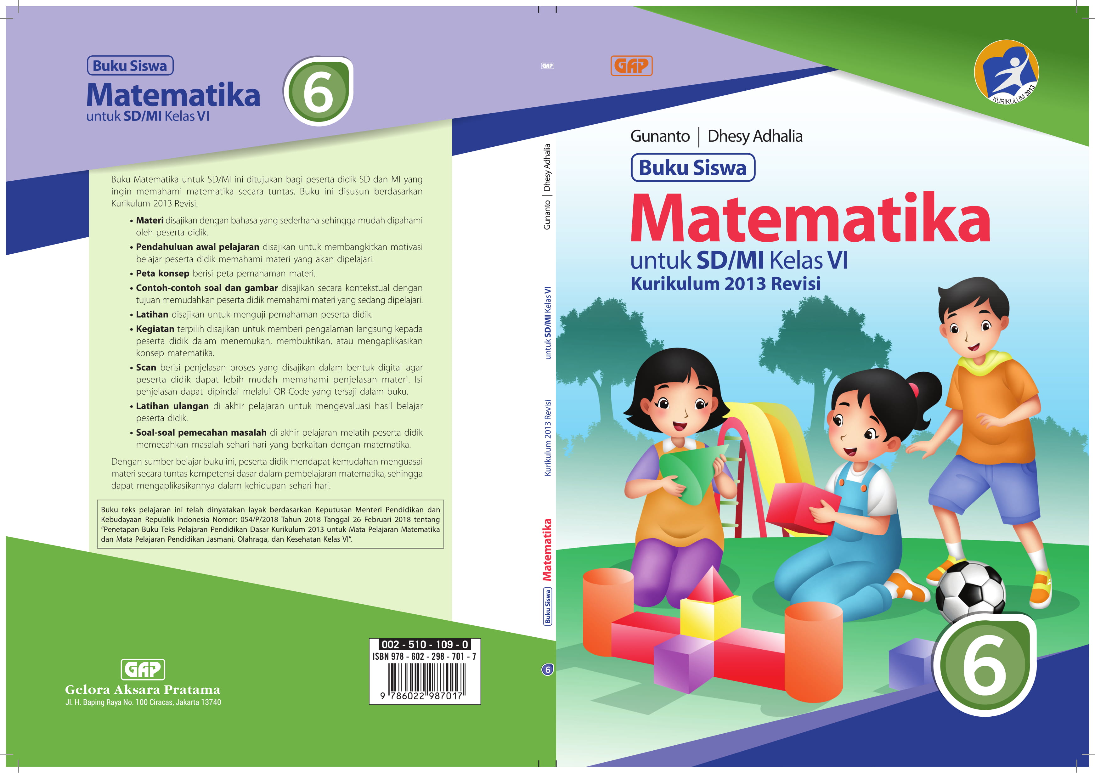  Buku  Matematika  Kurikulum 2020 Kelas  6  Guru Ilmu Sosial