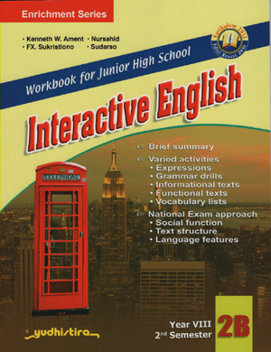 Jual Kebutuhan Sekolah Workbook Interactive English 2b Smp Mts Untuk Siswa Kelas Viii Smp Mts Semester 2 Kurikulum 2013 Revisi Dari Penerbit Lainnya Original Murah Siplah Eureka Bookhousess