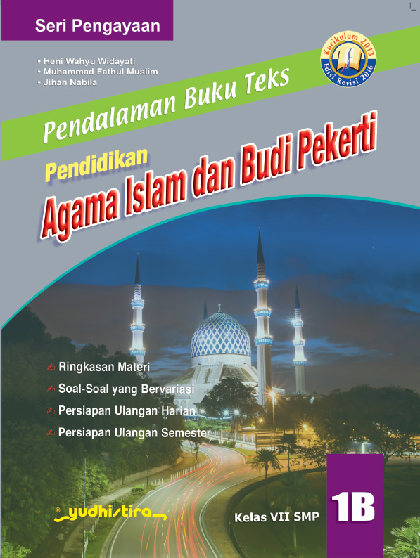 Jual Kebutuhan Sekolah Pbt Pendalaman Buku Teks Pendidikan Agama Islam Dan Budi Pekerti 1b Smp Mts Untuk Siswa Kelas Vii Smp Mts Semester 2 Kurikulum 2013 Dari Penerbit Lainnya Original Murah Siplah Eureka