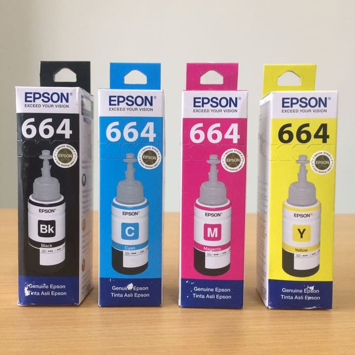 Jual Kebutuhan Sekolah TINTA EPSON WARNA ORIGINAL 664 100 