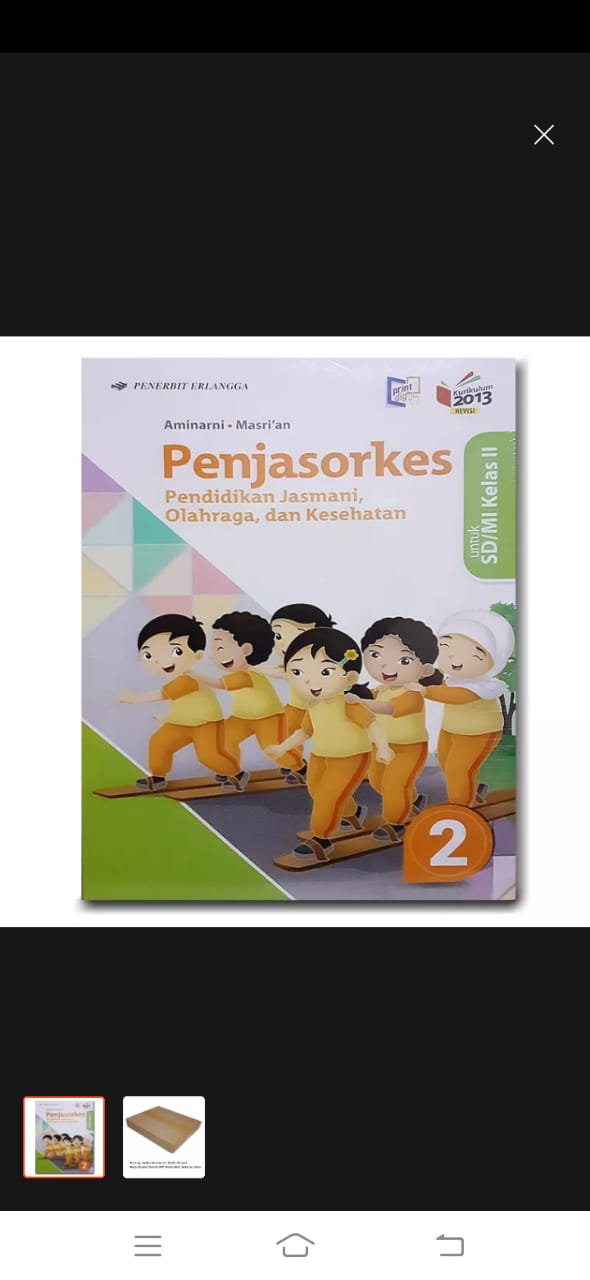 Jual Pembelajaran Digital SD Buku Pegangan Guru PJOK Kls 2