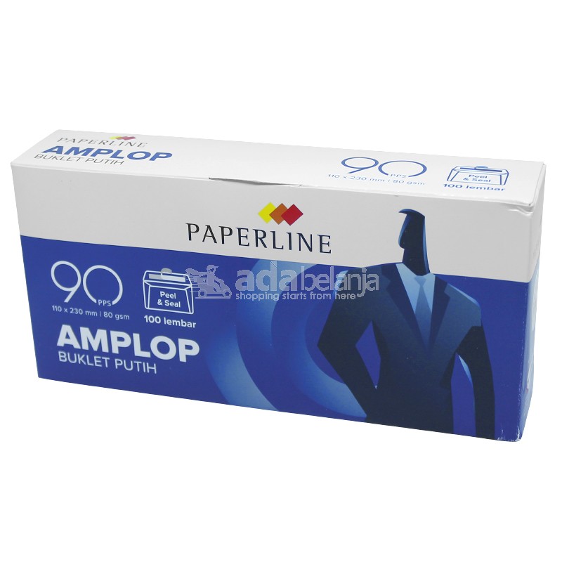 Jual Kebutuhan Sekolah AMPLOP  PUTIH PAPERLINE NO 90 isi 