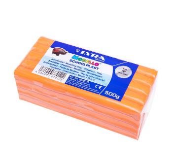 lyra-modelling-clay-orange-500-gram