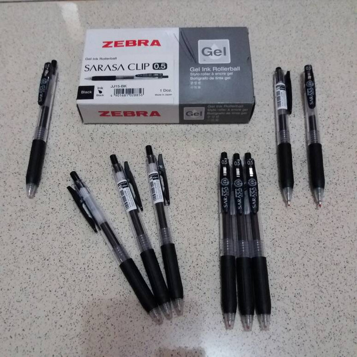 Jual Kebutuhan Sekolah Pulpen  Zebra Sarasa Clip 0 5 dari 